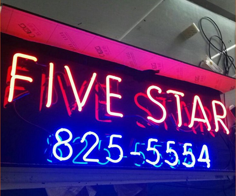 Glass Tube Custom Neon Sign Letters 475